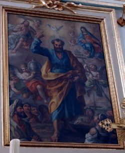 La “Gloria di San Pietro”, l’ultima tela del pittore Angelo Mozzillo