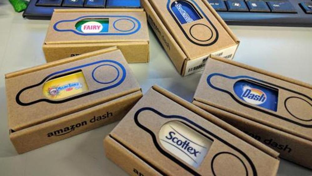 Amazon startet Dash, die Taste für Online-Einkäufe