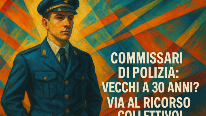 Concorso 196 Commissari PS 2025: “vecchi” a trent’anni. Via al ricorso collettivo!