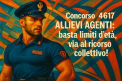 Concorso 4617 Allievi Agenti PS: “vecchi” a 26 anni. Via al ricorso collettivo!