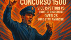 Concorso 1500 Vice Ispettori PS: l’avv. Romano vince, ammessi gli over 28