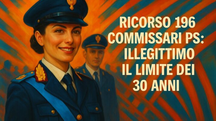 Ricorso 196 Commissari PS 2025: l’avv. Romano vince, il TAR conferma le ammissioni