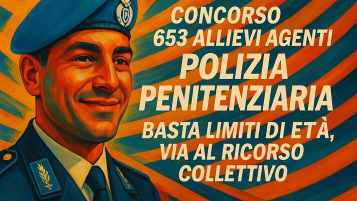 Concorso 653 Agenti Polizia Penitenziaria: “vecchi” a 28 anni. Via al ricorso collettivo!