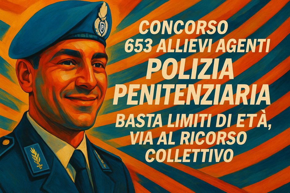 Concorso 653 Agenti Polizia Penitenziaria: “vecchi” a 28 anni. Via al ricorso collettivo!