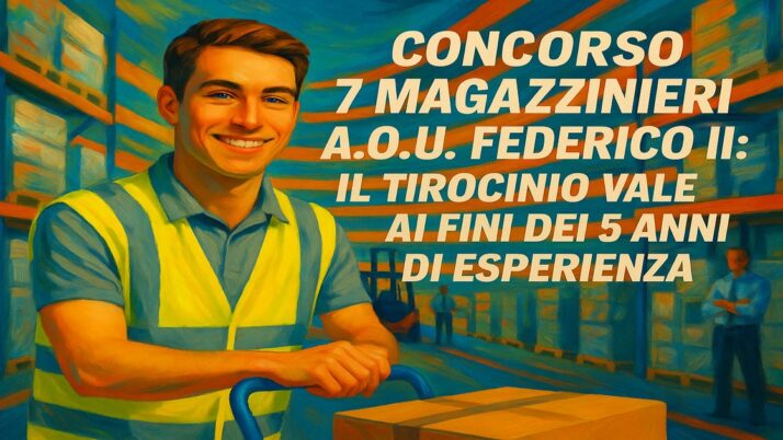 Concorso Magazzinieri Federico II: escluso per esperienza atipica, l’avv. Romano vince
