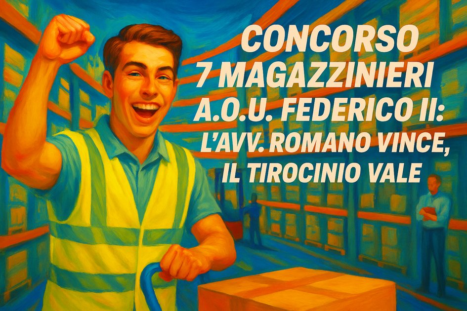 Ricorso Magazzinieri Federico II: il tirocinio vale, il TAR conferma l’ammissione
