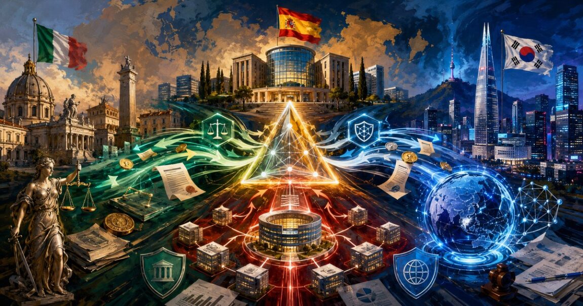 Il triangolo della doppia imposizione: Italia, Spagna e Corea a confronto